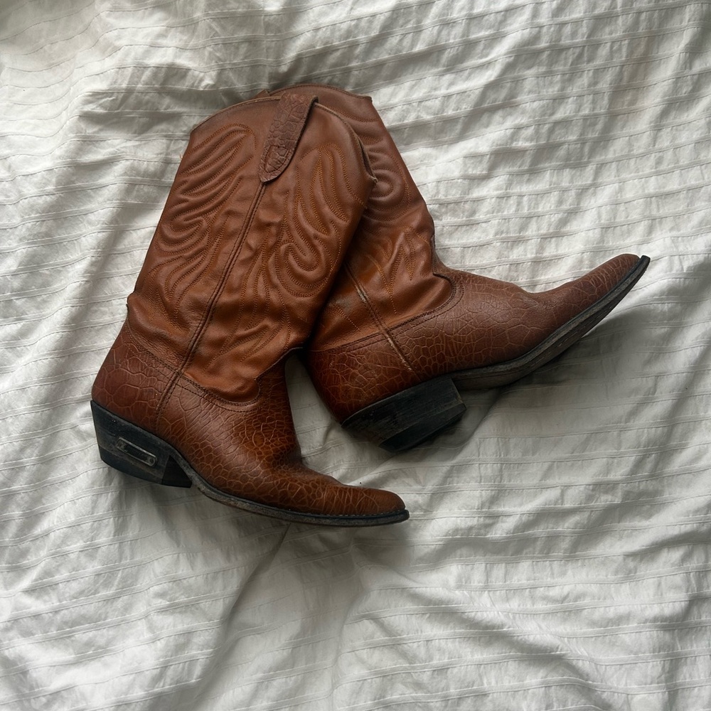 Brown Western Cowboy Boots